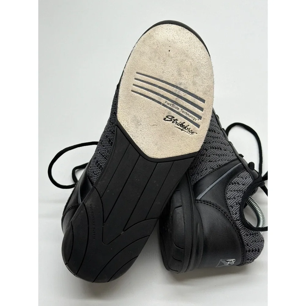 KR Strikeforce Flyer‎ Mesh Mens Bowling Shoes Black Grey FlexSlide Technology